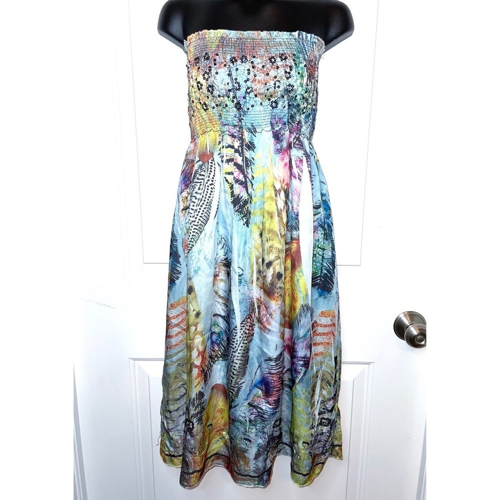 Lapis sequin dress